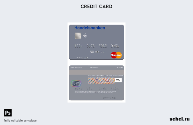 цифровая загрузка шаблона mastercard Норвегии Handelsbanken